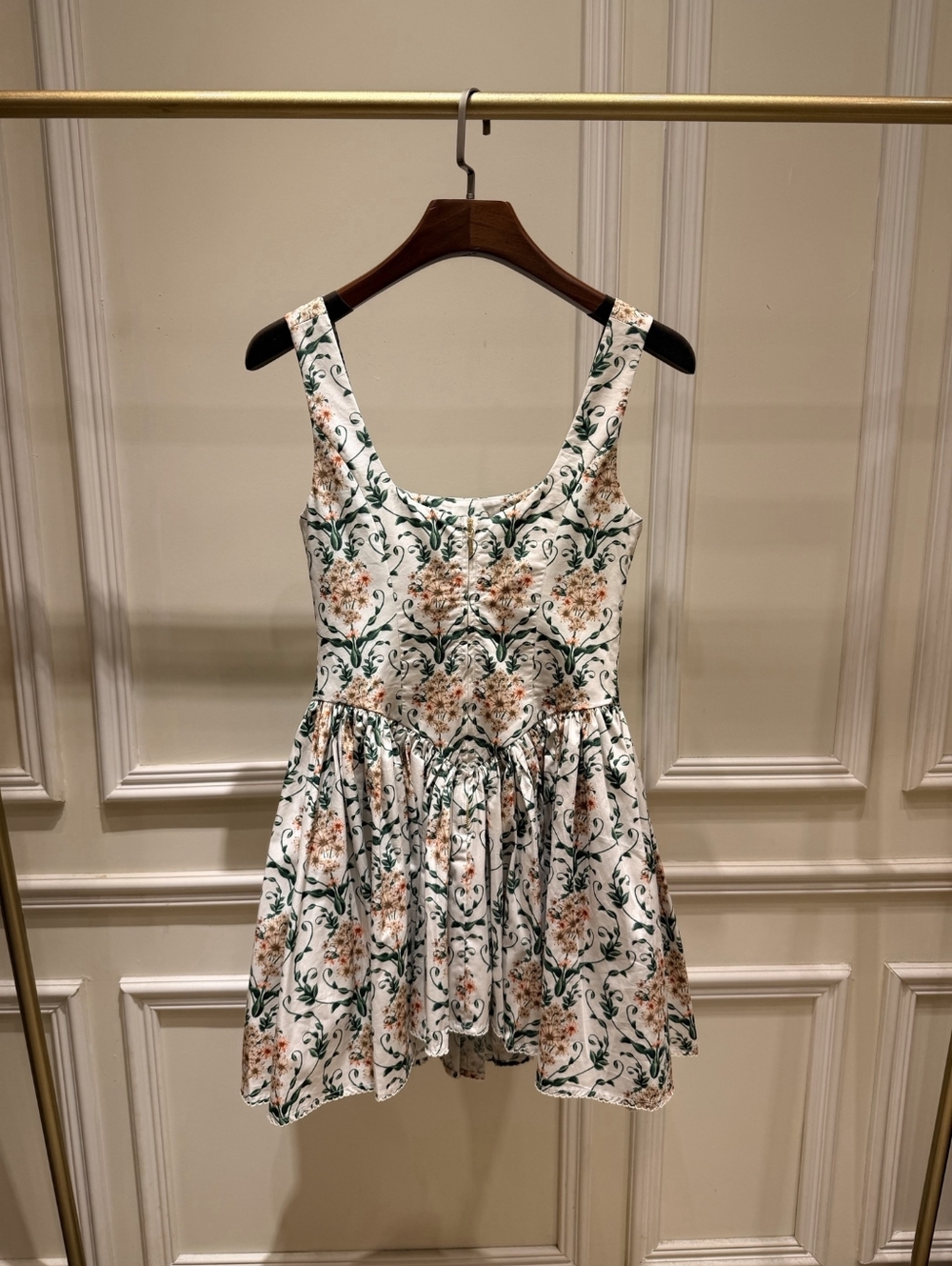 AGUA BY AGUA BENDITA Pluma floral corset cotton dress - Picture 12 of 14